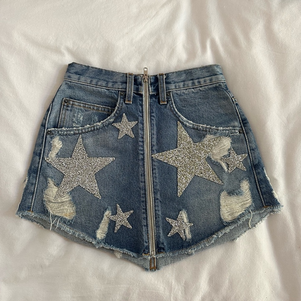 Carmar Denim Mini Skirt (LF store)